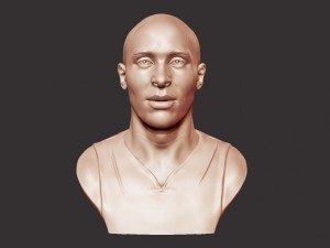 3d sculpture of kobe bryant 3d print model 3D प्रिंट मॉडल