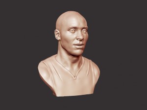 3d sculpture of kobe bryant 3d print model 3D प्रिंट मॉडल