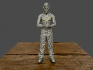 tupac shakur patung 3d model cetak 3d Model Cetak 3D
