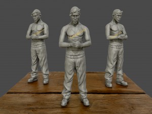 tupac shakur 3d sculpture 3d print model Modèles 3D en vedette