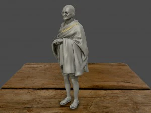 mahatma gandhi 3d printable model 3d print model 3D Print Model