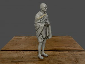 mahatma gandhi 3d printable model 3d print model 3D Print Model