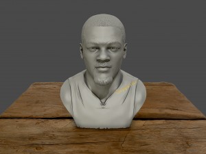 kevin durant 3d sculpture printable model 3d print model 3D 打印模型