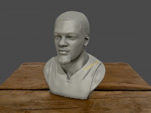 kevin durant 3d sculpture printable model 3d print model 3D 打印模型
