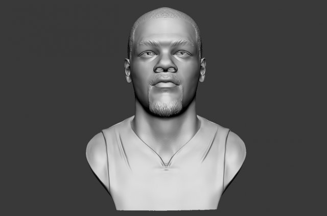 kevin durant 3d sculpture printable model 3d print model 3D 打印模型 .c4d .max .obj .3ds .fbx .stl .blend 