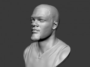 kevin durant 3d sculpture printable model 3d print model 3D 打印模型