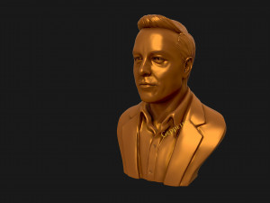 elon musk 3D Принт Модель