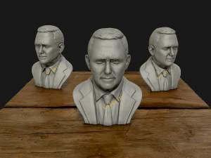 patung 3d mike pence Model Cetak 3D