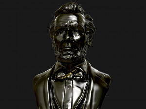 abraham lincoln 3d sculpture 3D Print Model