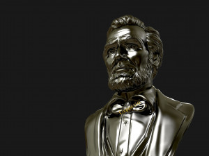 abraham lincoln 3d sculpture 3D Print Model