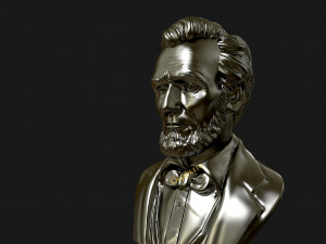 abraham lincoln 3d sculpture 3D Print Model