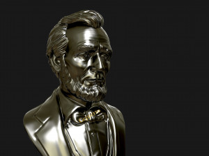 abraham lincoln 3d sculpture 3D Print Model