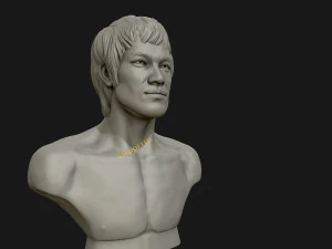 bruce lee model cetak 3d Model Cetak 3D