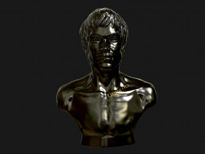 bruce lee 3d printable model 3D प्रिंट मॉडल