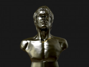 bruce lee 3d printable model 3D प्रिंट मॉडल