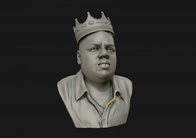 the notorious big 3Dプリントモデル .c4d .max .obj .3ds .fbx .stl .blend 