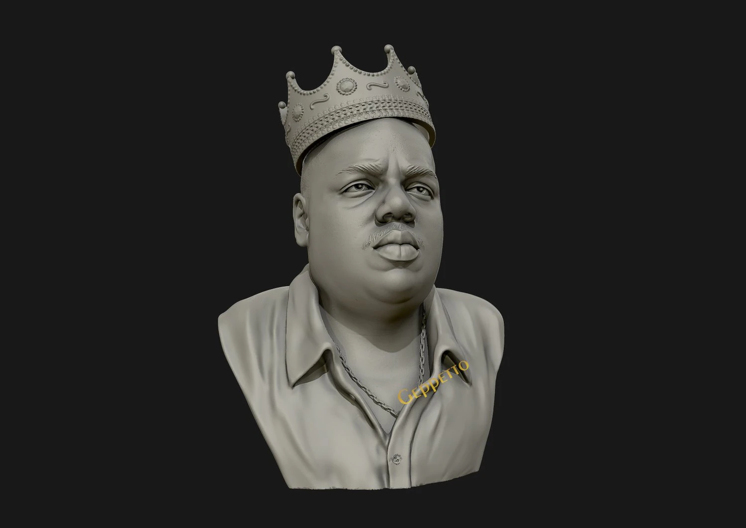 the notorious big 3D Print Model .c4d .max .obj .3ds .fbx .stl .blend 