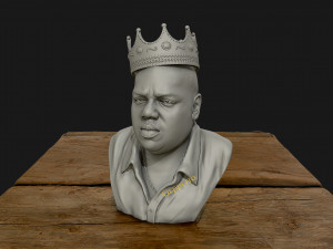 the notorious big 3Dプリントモデル
