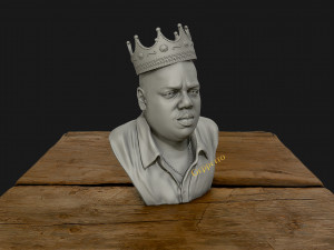 the notorious big 3Dプリントモデル