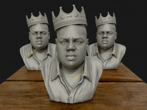 the notorious big 3Dプリントモデル