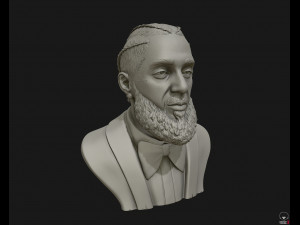 nipsey hussle 3d bust sculpture 3d print model 3Dプリントモデル
