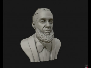 nipsey hussle 3d bust sculpture 3d print model 3Dプリントモデル