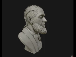 nipsey hussle 3d bust sculpture 3d print model 3D Print Model