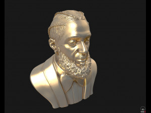 nipsey hussle 3d bust sculpture 3d print model 3Dプリントモデル