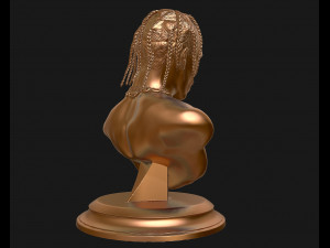 travis scott 3d sculpture ready to 3d print 3d print model 3Dプリントモデル