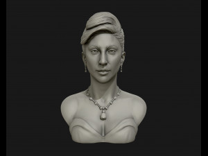 lady gaga sculpture ready to print 3d print model 3D-Druckmodell