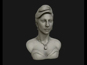 लेडी गागा मूर्तिकला 3डी प्रिंट मॉडल प्रिंट करने के लिए तैयार है 3D प्रिंट मॉडल