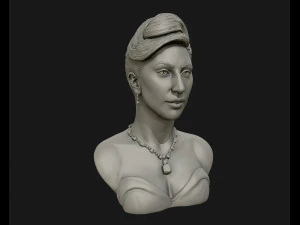 लेडी गागा मूर्तिकला 3डी प्रिंट मॉडल प्रिंट करने के लिए तैयार है 3D प्रिंट मॉडल