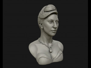 lady gaga sculpture ready to print 3d print model 3D-Druckmodell