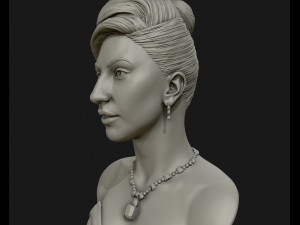 lady gaga sculpture ready to print 3d print model 3D-Druckmodell