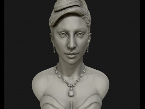 lady gaga sculpture ready to print 3d print model 3D-Druckmodell