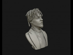 juice wrld 3d sculpture ready to 3d print 3d print model Modèles 3D en vedette
