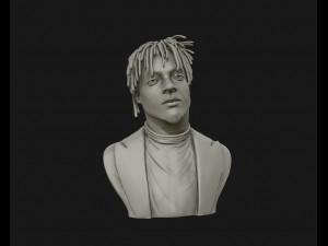 juice wrld 3d sculpture ready to 3d print 3d print model Modèles 3D en vedette