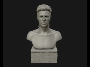 david bowie model patung 3d siap cetak 3d model cetak 3d Model Cetak 3D