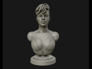 patung rihanna siap cetak model cetak 3d Model Cetak 3D