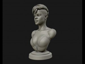 rihanna sculpture ready to print 3d print model 3Dプリントモデル