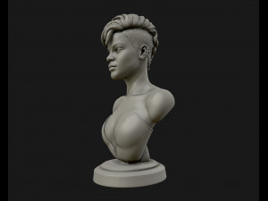rihanna sculpture ready to print 3d print model 3Dプリントモデル