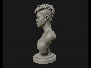 rihanna sculpture ready to print 3d print model 3Dプリントモデル