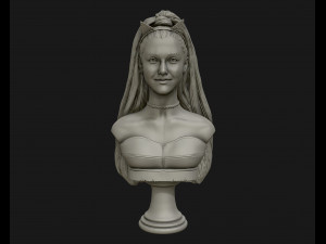 ariana grande sculpture ready to 3d print 3d print model 3D Print Model