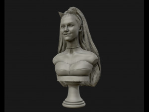 ariana grande sculpture ready to 3d print 3d print model 3D Принт Модель