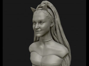 ariana grande sculpture ready to 3d print 3d print model 3D Принт Модель