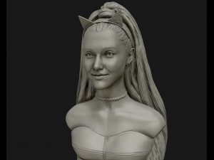 ariana grande sculpture ready to 3d print 3d print model 3D Принт Модель
