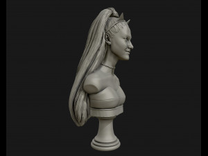 ariana grande sculpture ready to 3d print 3d print model 3D Принт Модель