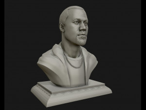 kanye west 3d printable sculpture 3d print model 3D Print Model
