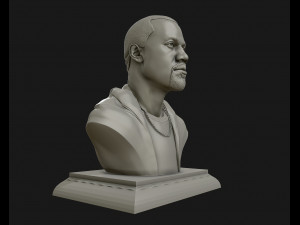 kanye west 3d printable sculpture 3d print model 3D Print Model