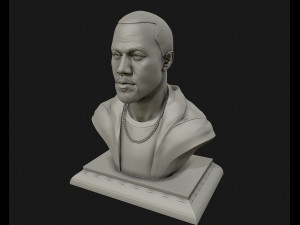 kanye west 3d printable sculpture 3d print model 3D Print Model